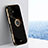 Coque Ultra Fine Silicone Souple Housse Etui avec Support Bague Anneau Aimante Magnetique XL1 pour Xiaomi Poco F3 GT 5G Noir