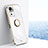 Coque Ultra Fine Silicone Souple Housse Etui avec Support Bague Anneau Aimante Magnetique XL1 pour Xiaomi Poco M5S Blanc