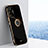 Coque Ultra Fine Silicone Souple Housse Etui avec Support Bague Anneau Aimante Magnetique XL1 pour Xiaomi Redmi Note 10 Pro Max Noir