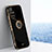 Coque Ultra Fine Silicone Souple Housse Etui avec Support Bague Anneau Aimante Magnetique XL1 pour Xiaomi Redmi Note 11 4G (2021) Noir