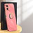 Coque Ultra Fine Silicone Souple Housse Etui avec Support Bague Anneau Aimante Magnetique XL1 pour Xiaomi Redmi Note 12R Pro 5G Rose Rouge