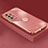 Coque Ultra Fine Silicone Souple Housse Etui avec Support Bague Anneau Aimante Magnetique XL2 pour Samsung Galaxy A13 4G Rose Rouge