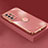 Coque Ultra Fine Silicone Souple Housse Etui avec Support Bague Anneau Aimante Magnetique XL2 pour Samsung Galaxy A32 4G Rose Rouge