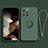 Coque Ultra Fine Silicone Souple Housse Etui avec Support Bague Anneau Aimante Magnetique YK1 pour Apple iPhone 13 Pro Max Vert