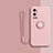 Coque Ultra Fine Silicone Souple Housse Etui avec Support Bague Anneau Aimante Magnetique Z01 pour OnePlus 9 Pro 5G Rose