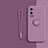 Coque Ultra Fine Silicone Souple Housse Etui avec Support Bague Anneau Aimante Magnetique Z01 pour OnePlus 9 Pro 5G Violet