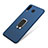 Coque Ultra Fine Silicone Souple Housse Etui avec Support Bague Anneau Aimante pour Samsung Galaxy A8 Star Bleu