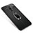 Coque Ultra Fine Silicone Souple Housse Etui avec Support Bague Anneau Aimante S01 pour Samsung Galaxy A6 Plus (2018) Noir