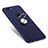 Coque Ultra Fine Silicone Souple Housse Etui avec Support Bague Anneau pour Huawei Enjoy 7S Bleu