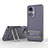 Coque Ultra Fine Silicone Souple Housse Etui avec Support KC1 pour OnePlus Nord CE 3 5G Violet Clair