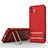 Coque Ultra Fine Silicone Souple Housse Etui avec Support KC1 pour Samsung Galaxy A04E Rouge