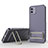 Coque Ultra Fine Silicone Souple Housse Etui avec Support KC1 pour Samsung Galaxy A04E Violet Clair