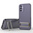 Coque Ultra Fine Silicone Souple Housse Etui avec Support KC1 pour Samsung Galaxy Jump3 5G Violet Clair