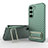 Coque Ultra Fine Silicone Souple Housse Etui avec Support KC1 pour Samsung Galaxy S22 5G Petit