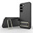 Coque Ultra Fine Silicone Souple Housse Etui avec Support KC1 pour Samsung Galaxy S22 Plus 5G Noir