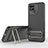 Coque Ultra Fine Silicone Souple Housse Etui avec Support KC1 pour Xiaomi Redmi 10 India Noir