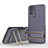 Coque Ultra Fine Silicone Souple Housse Etui avec Support KC1 pour Xiaomi Redmi Note 11 4G (2022) Violet Clair