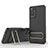 Coque Ultra Fine Silicone Souple Housse Etui avec Support KC1 pour Xiaomi Redmi Note 11 Pro 5G Noir