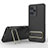 Coque Ultra Fine Silicone Souple Housse Etui avec Support KC1 pour Xiaomi Redmi Note 12 Pro 5G Noir