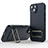 Coque Ultra Fine Silicone Souple Housse Etui avec Support KC2 pour Apple iPhone 13 Petit