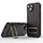 Coque Ultra Fine Silicone Souple Housse Etui avec Support KC2 pour Apple iPhone 15 Plus Petit