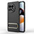 Coque Ultra Fine Silicone Souple Housse Etui avec Support KC2 pour OnePlus Ace 2 5G Noir