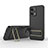 Coque Ultra Fine Silicone Souple Housse Etui avec Support KC2 pour Xiaomi Redmi Note 12 5G Noir