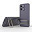 Coque Ultra Fine Silicone Souple Housse Etui avec Support KC2 pour Xiaomi Redmi Note 12 5G Violet Clair