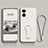 Coque Ultra Fine Silicone Souple Housse Etui avec Support pour OnePlus Ace 2V 5G Blanc