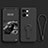 Coque Ultra Fine Silicone Souple Housse Etui avec Support pour OnePlus Ace 2V 5G Noir