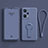 Coque Ultra Fine Silicone Souple Housse Etui avec Support pour OnePlus Nord CE 2 Lite 5G Gris Lavende