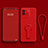 Coque Ultra Fine Silicone Souple Housse Etui avec Support pour Vivo iQOO Neo6 SE 5G Rouge