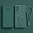 Coque Ultra Fine Silicone Souple Housse Etui avec Support pour Vivo iQOO Neo7 5G Vert Nuit