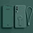 Coque Ultra Fine Silicone Souple Housse Etui avec Support pour Vivo iQOO Z3 5G Vert Nuit