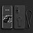 Coque Ultra Fine Silicone Souple Housse Etui avec Support pour Vivo X70 Pro 5G Noir
