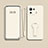 Coque Ultra Fine Silicone Souple Housse Etui avec Support pour Xiaomi Mi 11 Pro 5G Blanc