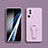 Coque Ultra Fine Silicone Souple Housse Etui avec Support pour Xiaomi Mi 12 Lite NE 5G Violet Clair