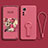 Coque Ultra Fine Silicone Souple Housse Etui avec Support pour Xiaomi Mi 12 Pro 5G Or Rose