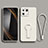 Coque Ultra Fine Silicone Souple Housse Etui avec Support pour Xiaomi Mi 13 5G Blanc