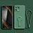 Coque Ultra Fine Silicone Souple Housse Etui avec Support pour Xiaomi Mi 13 Pro 5G Vert Nuit