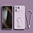 Coque Ultra Fine Silicone Souple Housse Etui avec Support pour Xiaomi Mi 13 Pro 5G Violet Clair