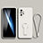 Coque Ultra Fine Silicone Souple Housse Etui avec Support pour Xiaomi Poco M5S Blanc