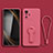 Coque Ultra Fine Silicone Souple Housse Etui avec Support pour Xiaomi Poco X3 GT 5G Rose Rouge