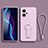 Coque Ultra Fine Silicone Souple Housse Etui avec Support pour Xiaomi Poco X4 GT 5G Violet Clair