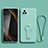 Coque Ultra Fine Silicone Souple Housse Etui avec Support pour Xiaomi Redmi K50 5G Cyan