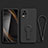 Coque Ultra Fine Silicone Souple Housse Etui avec Support pour Xiaomi Redmi K50 5G Noir