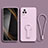 Coque Ultra Fine Silicone Souple Housse Etui avec Support pour Xiaomi Redmi K50 5G Violet Clair