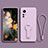 Coque Ultra Fine Silicone Souple Housse Etui avec Support pour Xiaomi Redmi K50 Ultra 5G Violet Clair