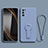 Coque Ultra Fine Silicone Souple Housse Etui avec Support pour Xiaomi Redmi Note 10 5G Gris Lavende