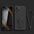 Coque Ultra Fine Silicone Souple Housse Etui avec Support pour Xiaomi Redmi Note 10 Pro 5G Noir